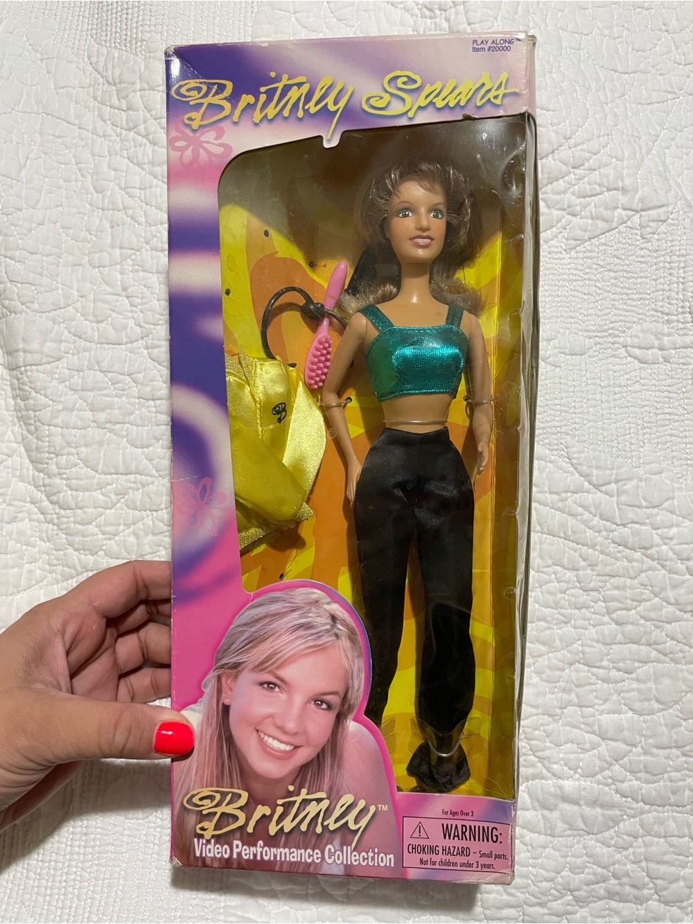 VINTAGE 1999 PLAY ALONG VIDEO PERFORMANCE BRITNEY SPEARS 12" DOLL